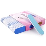 25PCS Mini Size PANA Professional Double Sided Nail Files - Blue, 100/100 Grit - Emery Board Nail Buffering File Manicure Pedicure Nail Polisher Washable