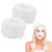 2 Pcs Microfiber Wrist Towels - Dorbetar Spa Wristbands for Face, Arms, Body Washing (White, Woman and Children)