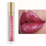 Maydear Chameleon Lipstick, High Pigmented Pink Metallic Shine Lip Gloss, Full-Coverage Multichrome Long Lasting Rainbow Lip Makeup, Golden Fuchsia (06)