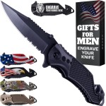 GOOD WORKER Gifts for Men - Stocking Stuffers for Adults - Legal Pocket Knife - Mens Gift Ideas - Unique Presents for Boyfriend, Husband, Dad - Gift for Him - Secret Santa 6680 G
