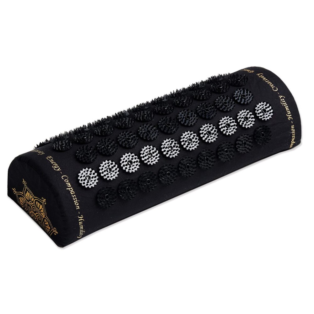 ShaktiMat Classic Acupressure Pillow for Relaxation, Level 1 Black, 2,370 Signature Spikes That Massage Muscles, Aid Sleep & Unlock Inner Tension | Similar to Acupuncture, No Needles Required