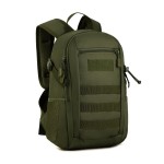 HUNTVP 10L Tactical Backpack Small Backpack Mini Daypack Military MOLLE Rucksack Gear Tactical Assault Pack Bag for Hunting Camping Trekking (10L-Army Green)