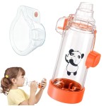 Ramixi Inhaler Spacer for Adult and Kids NESSI OTC SPACER (Panda/Orange/Kids)