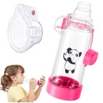 Ramixi Inhaler Spacer for Adult and Kids NESSI OTC SPACER (Panda/Pink/kids)