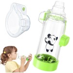 Ramixi Inhaler Spacer for Adult and Kids NESSI OTC SPACER (Panda/Green/kids)