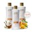 RAW SUGAR Simply Body Wash - Raw Coconut + Mango, Moisturizing & Soothing Bath & Shower Gel, Sulfate-Free, Paraben-Free & Vegan (Pack of 3)