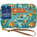 KeepGoing Travel First Aid Kit for Kids - 130 Pc. for Car, Home, Purse, Diaper Bag & Backpack with Latex-Free Bandages - Mini First Aid Kit Travel Size TSA-Approved