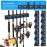 PLUSINNO Fishing Gifts for Men - V6 Vertical Fishing Rod/Pole Holders, Support Extra Large & Heavy Fishing Rod Combos, Fishing Rod Holders for Garage, Wall Mounted Fishing Rod Rack Storage