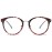 SOJOS Retro Round TR90 Blue Light Reading Glasses Womens Mens Readers Computer Glasses Eyewear Frame SJ9001, Purple Tortoise Frame 2.00 x