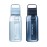 LifeStraw Go Series - BPA-Free Water Filter Bottle for Travel and Everyday use removes Bacteria, parasites and microplastics, Improves Taste, 1L 2-Pack; Icelandic Blue and Aegean Sea