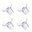 Flange Inserts 13mm 15mm for Medela,Spectra 24mm Shields/Flanges,Compatible with TSRETE,CPPSLEE,Momcozy S9Pro/S9/S12Pro/S12 Wearable Breast Pump,Reduce 24mm Nipple Tunnel Down to 4pcs