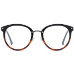 SOJOS Retro Round TR90 Blue Light Reading Glasses Womens Mens Readers Computer Glasses Eyewear Frame SJ9001, Black&Tortoise Frame 1.75 x