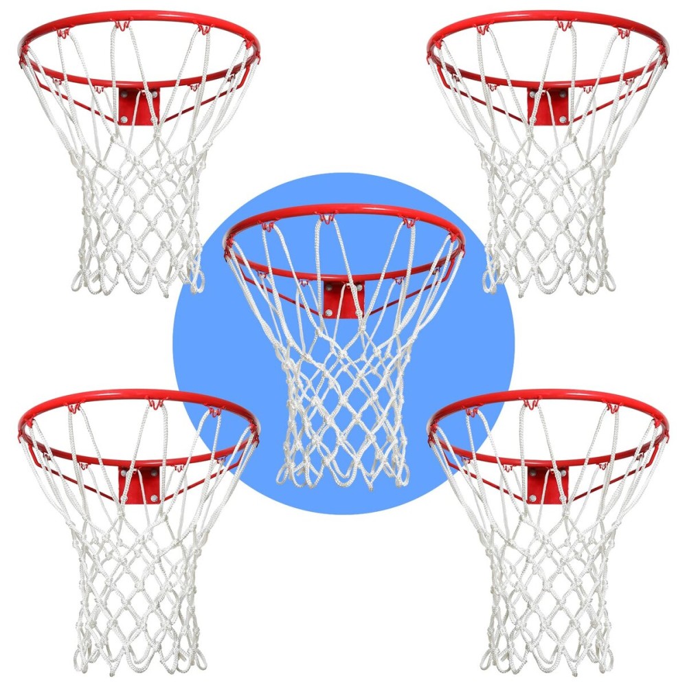 LAO XUE Basketball Net Outdoor,(7.16 oz) 12 Loops Professional Heavy Duty Basketball Net Replacement,All Weather Anti Whip, Suitable for Outdoor Standard 12 Loops Basketball Hoop