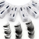 WENDY LASHES Eyelashes 1200PCS False, Premade Fans 16D Volume, Loose Promade D Curl, Mixed 9-20mm, Silk Material, Natural, Individual, 1.0582 Ounce