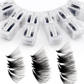 WENDY Lashes Premade Fans Eyelash Extensions 1200PCS Eyelash Extension 20D Volume Lash Extensions Loose Promade Fans D Curl Mixed 9-20mm Pointed Base Pre Made Lashes(1200PCS-20D-0.07-D, 9-20mm mixed)