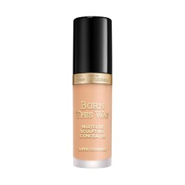 Too Faced Born This Way Super Coverage Multi-Use Concealer | Full Coverage, Non-Comedogenic, Oil Free + Long Lasting Concealer | Hyaluronic Acid + Coconut Water, 0.45 Fl Oz, Golden Beige
