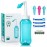 Neti Pot Sinus Rinse Bottle Nose Wash Cleaner Pressure Rinse Nasal Irrigation for Adult & Kid BPA Free 300 ML with 30 Nasal Wash Salt Packets and Sticker Thermometer