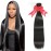 10A Straight Single Bundles Human Hair 12 Inch Brazilian Straight Human Hair 1 One Bundles 100% Unprocessed Virgin Hair Weave Natural Black Color