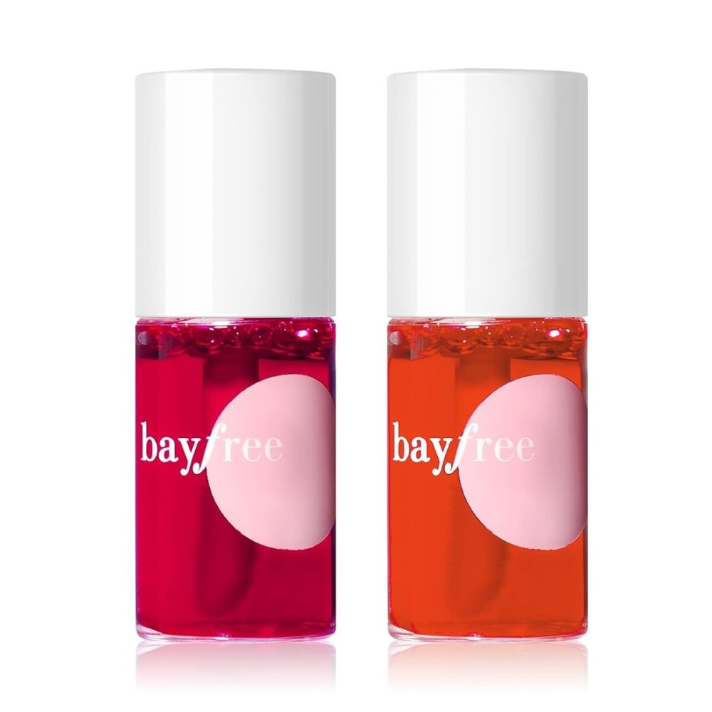 bayfree Lip Tint Stain Set, Korean Water Tint Lightweight Non-sticky, Waterproof Long Lasting Liquid Blush & Lip Stain, Transfer-Proof, Matte Finish Lip Color Makeup (juicy)