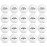 Guirnd 20 Pack Ping Pong Balls, 3 Star Table Tennis Balls, 40+ Pong Ball Competition and Recreational Play, Abs Ping Pong Ball, Games, DIY