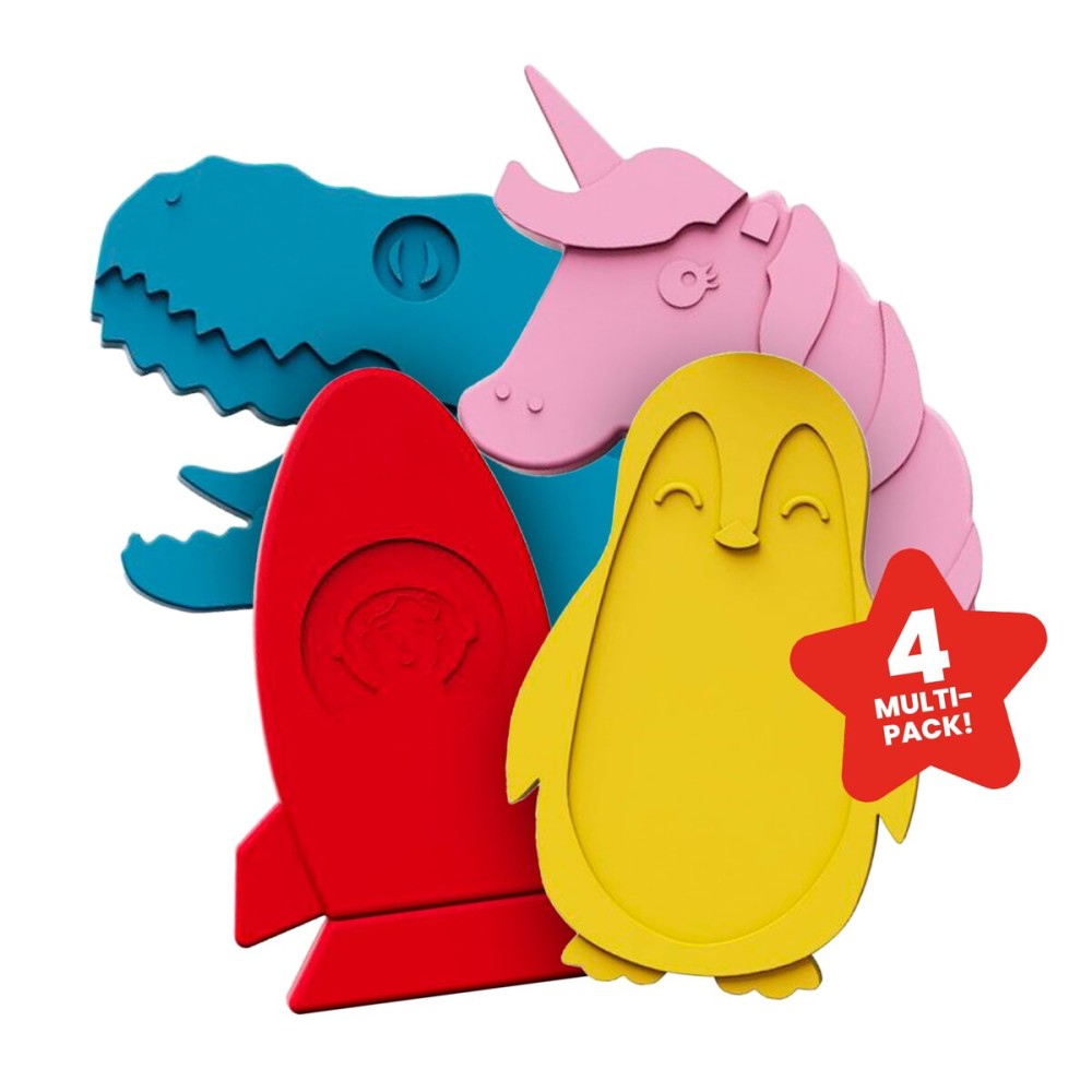 Healthy Packers Slim Reusable Ice Packs for Lunch Boxes Kids and Adults|LongLasting Thin Freezer Packs for Coolers, Bento Boxes,Lunch Bags, Travel, School Meals, and MealPrep (4-Pack | Multipack)