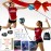 OVANTO Volleyball Training Equipment Aid - Solo Volleyball Equipment in 4 Styles to Serve, Spike, Set and Pass Like a Pro - Adjustable Volleyball Practice Equipment Gift for Beginners & Experts