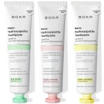 Boka Fluoride Free Toothpaste, Nano Hydroxyapatite Toothpaste, Appropriate for Sensitive Teeth - for Adult, Kids Oral Care - Ela Mint, Coco Ginger, Lemon Lavender Flavor, 4 Fl Oz 3Pk US Manufactured