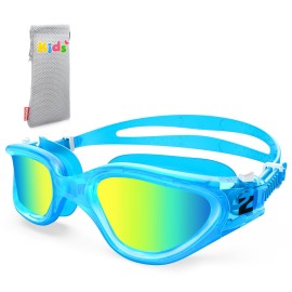 ZIONOR Kids Swim Goggles, G1 MINI UV Protection Anti-Fog Polarized Swimming Goggles for Age 6-14