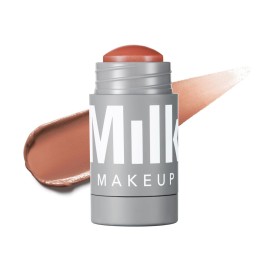 Milk Makeup Lip + Cheek Stick - Buildable Cream Blush + Lip Color w/Hydrating Mango Butter + Avocado Oil for a Natural Flush - Long-Lasting, Multiuse, Vegan Formula - Enigma (Rosy Beige), 0.21 oz