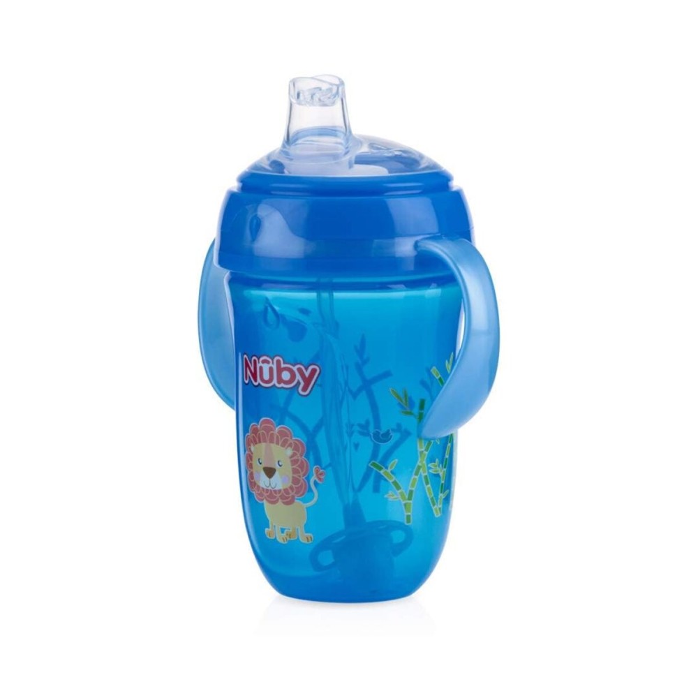 Nuby 360 2 Handle Comfort Cup, Boy, 9 oz, 2 pack