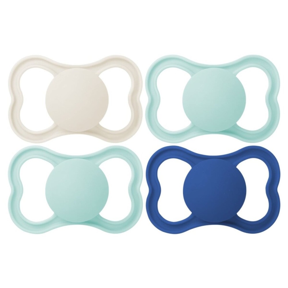 MAM Air Matte Pacifiers, Binky for 16+ Months, BPA-Free Silicone Nipple, Ideal for Sensitive Skin & Breastfed Newborns, Easy to Clean, Developed with Medical Experts, 2 Count Binkies