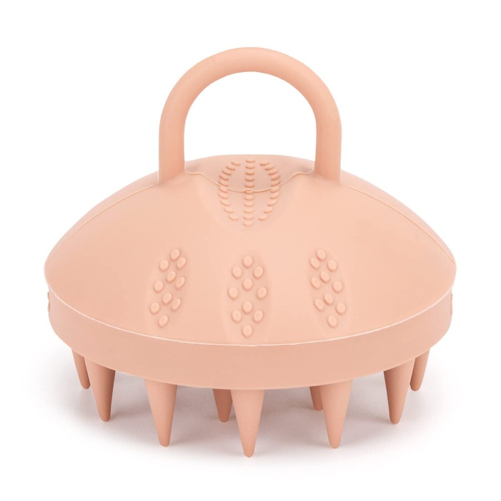 BTYMS Silicone Scalp Massager Hair Scrubber Shampoo Brush Exfoliating Hair Wash Cleansing Dandruff Brush for Shower