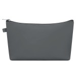 WANDF Cosmetic Bag for Women Makeup bag Organizer Mini Makeup Pouch for Purse Water Resistant Girls Gift(M-Dark Grey)
