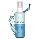 Clear Beauty Hyaluronic Acid & Collagen Face Mist - Dermatologist Tested, Moisturizes & Tones Skin, Anti-Aging, Natural Ingredients, Cruelty-Free, 95% Natural - All Skin Types - 4 OZ