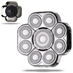 UPTARD Head Shaver Replacement Heads,Head Shaver Replacement Blades, Head Shavers for Bald Men,Head shavers for Men, Stainless Steel Rotary Blades for Electric Head Razor (silver9)