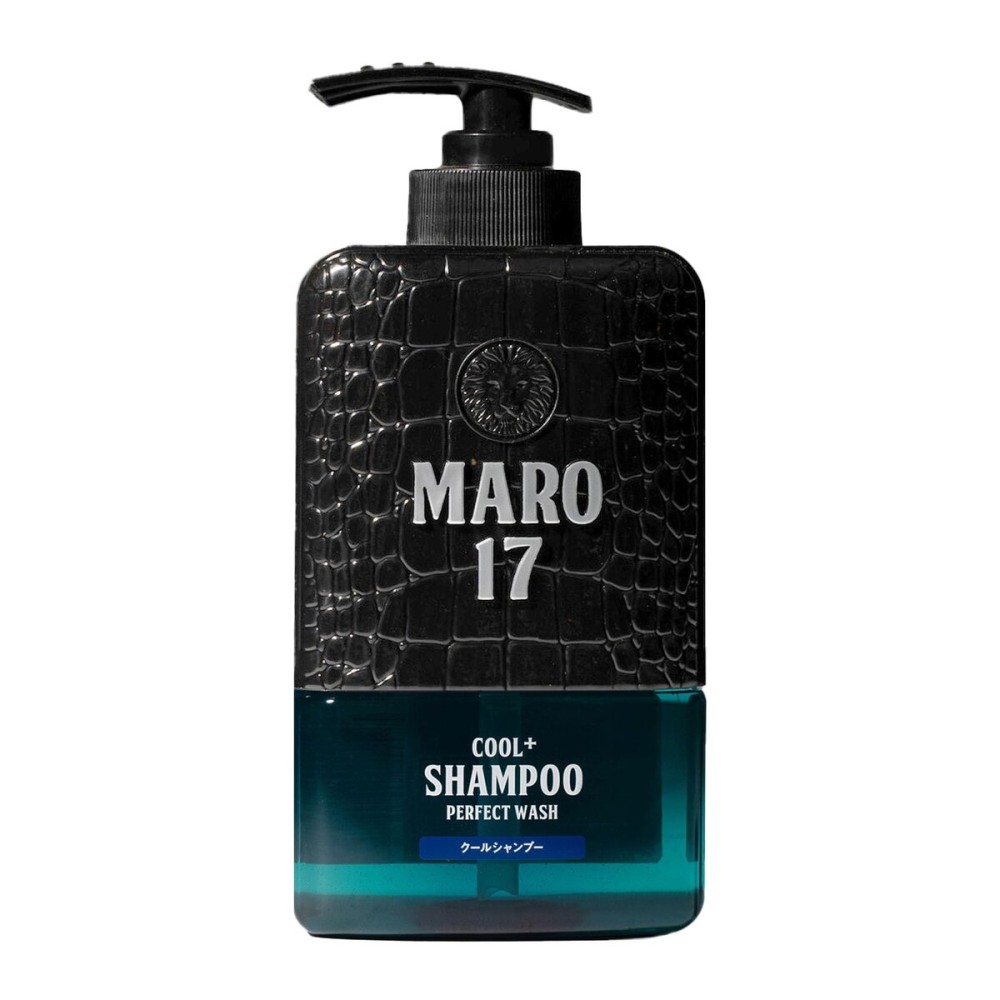 MARO17 Japan\'s 1 Cool+ Shampoo Perfect Wash - Original Cool Formula for Deep Cleansing - Sulfate Free + DHT Blocker Anti Dandruff Shampoo for Men with BHA Formula - Repairs Damage For Thicker Hair