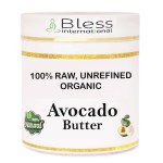 Organic Raw Avocado Butter 100% Pure,Natural & Unrefined| Skin Moisturizer For Face, Body & Hair| 1 LBS/450 GM Ivory / White Grade A | DIY Creams, Balms, Lotions, Soaps| Softens Dry & Tough Skin
