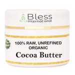 Organic Raw Cocoa Butter 100% Pure,Natural & Unrefined| Skin Moisturizer For Face, Body & Hair| 4 OZ/115 GM Ivory / White Grade A | DIY Creams, Balms, Lotions, Soaps| Softens Dry & Tough Skin