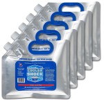 Cooler Shock Reusable Ice Packs for Cooler, 8.5x7.5 - Long Lasting Cold Freezer Packs for Coolers and Lunch Boxes - Cooler Ice Packs for Camping Gear, Fishing, Road Trips, Beach Must Haves
