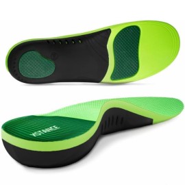XSTANCE Insoles 2.0 for Men & Women - Plantar Fasciitis, Heel Pain, Flat Feet & Overpronation | Heavy-Duty Arch Support for Standing All Day | Built for 200+ lbs | Mens 8-10 / Womens 9-11