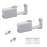 Pimoys 2pcs Painless Ear Piercing Gun Disposable Safety Asepsis Piercing Tool Kit with Ear Studs
