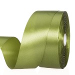 YASEO 1 1/2 Inch Moss Green Solid Satin Ribbon, 50 Yards Craft Fabric Ribbon for Gift Wrapping Floral Bouquets Wedding Party Decoration