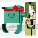 Stripebird Original Magnetic Golf Cart Phone Holder (Green), Golf Caddy, Coolest Golf Cart Accessories, Cool Golf Gadgets, Slim Smartphone Mount