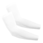 Feeke 2-Pairs Arm Sleeves for Men and Women - Tattoo Cover Up - Cooling Sports Sleeve-White