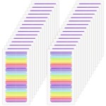 Blulu 360 Pcs Hair Extension Tape Tabs Bulk Double Sided Strong Adhesive Hair Tape in Extension Replacement Wig Strip Waterproof Beauty Tool for Lace Wigs Toupee Hairpiece Supplies(Gradient Color)