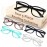 CHEERS DEVICES Reading Glasses for Women Men, Eyeglasses, Blue Light Readers for Men Women, Computer Eye Glasses, Cheaters - 5 Pair (1.75)