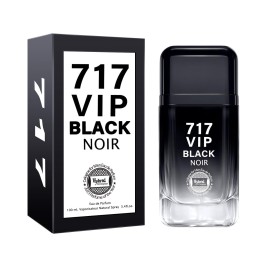 Hybrid & Company 717 VIP Black Noir Modern Spicy Scent Men\'s Perfume,3.4 Fl Oz