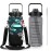 Chokoter Half Gallon Water Bottle with Sleeve, 64OZ Motivational Water Bottle with Straw & Time Marker, BPA Free Leakproof Large Sports Water Bottle, Reusable Water Jug for Workout Gym Sport