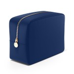 Embla Makeup Bag Travel Cosmetics Pouch and Toiletry Bag, Nylon Zipper Pouch Purse, Cute Make Up Organizer Storage Tote for Women Girls, Travel Skincare Case, Large Makeup Bags, Sapphire