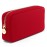 Embla Makeup Bag Travel Cosmetics Pouch and Toiletry Bag, Nylon Zipper Pouch Purse, Cute Make Up Organizer Storage Tote for Women Girls, Waterproof Travel Skincare Case, Small Makeup Bags, Ruby Red